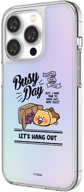 카카오프렌즈 춘식이 카툰 그래픽 홀로그램 휴대폰 케이스