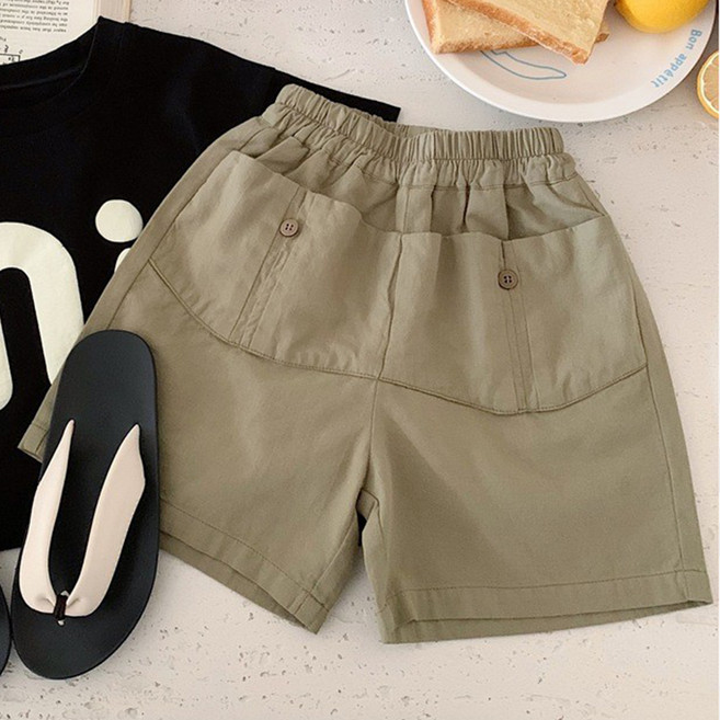 꼰띠키즈 아동용 통기성 라비 포켓 반바지