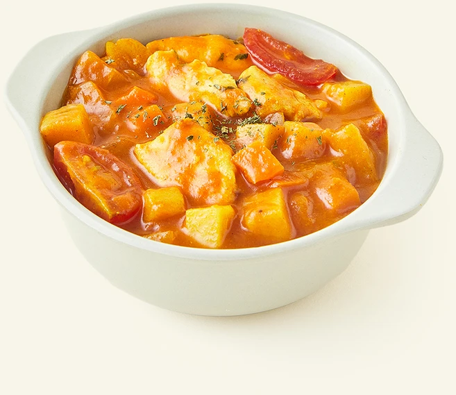 킨더가든 우리아이 토마토 치킨커리, 130g, 1개 - 쿠팡