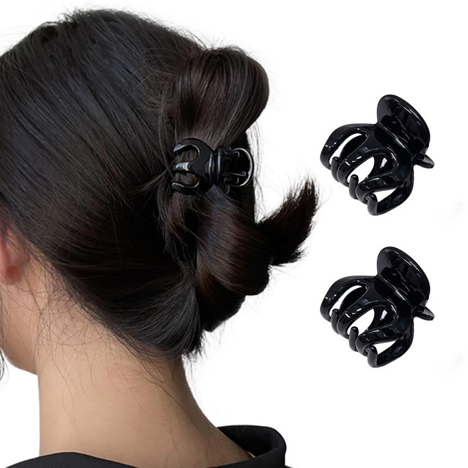 젤루나 미니 반묶음 집게핀 H-33 2p