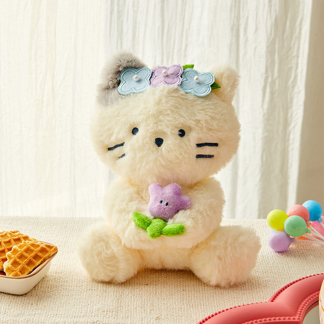 버터 모던하우스 블루밍 중형인형, 밀크, 1개, 20cm