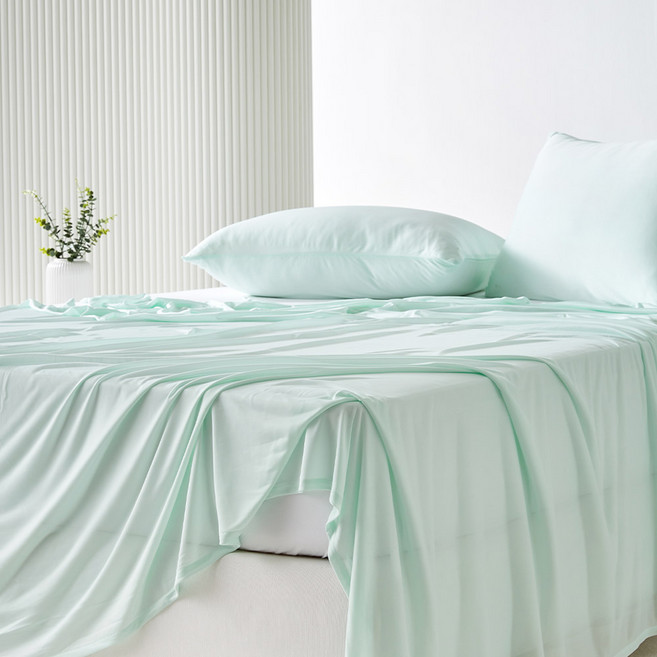 La Pomme So cool素色涼感毯, 薄荷綠