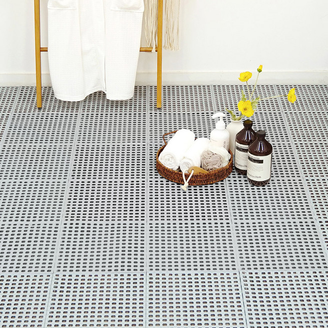 가쯔 프리미엄 미끄럼방지 욕실 매트, 그레이, 20개