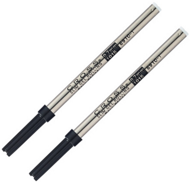 크로스 수성펜 리필심 0.7mm, ATX 블랙, 2개