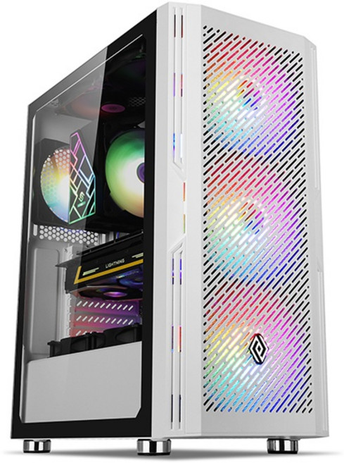 컴맹닷컴 고성능 게이밍 조립PC 화이트 (i5-12400F WIN10 Home RAM 16GB NVMe 500GB RTX 3070), CM1254FC-37LWH, 기본형