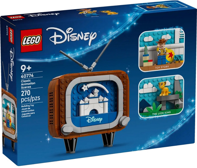 LEGO Disney 經典動畫場景 40774, 電視, 1套