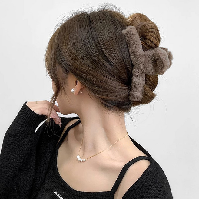 미다미 아티 꼬임 보송 집게핀 13cm 1351