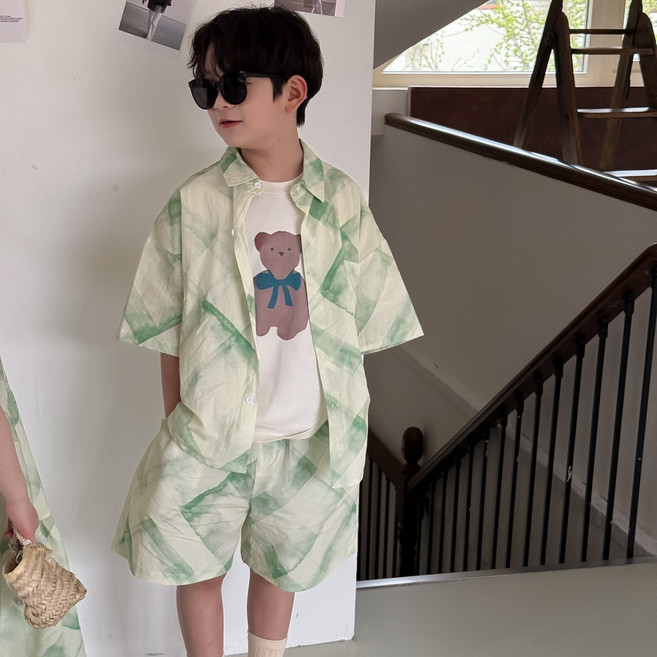 Arbe 남아용 그리니티 상하의 세트