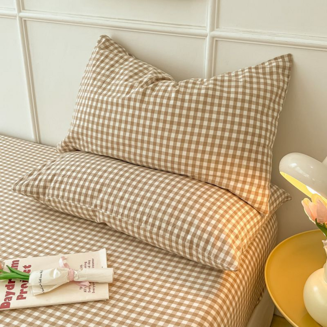 무아컴퍼니 러블리체크 베게커버