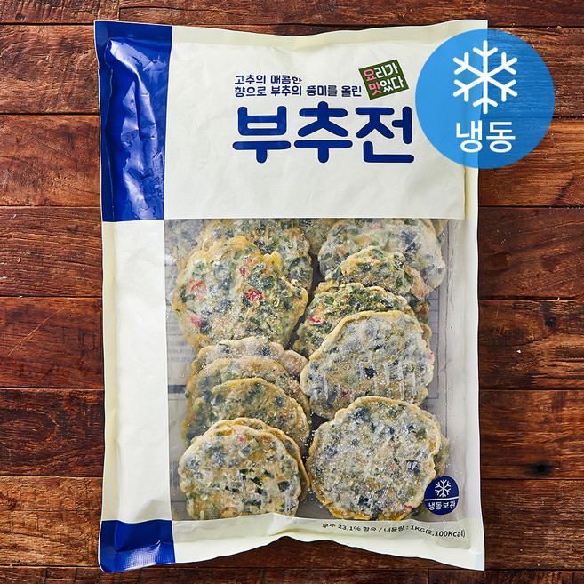 요리가맛있다 부추전 (냉동), 1kg, 1개