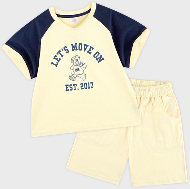 마리앤모리 남아용 통기성 러닝베어 레글런 상하복 세트