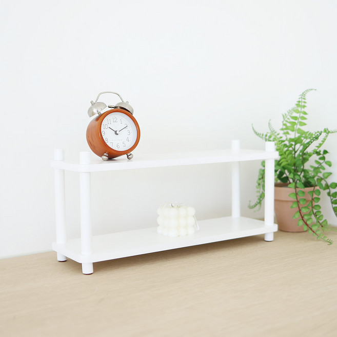 TREESTORE 方形迷你層架, 白色, 2欄