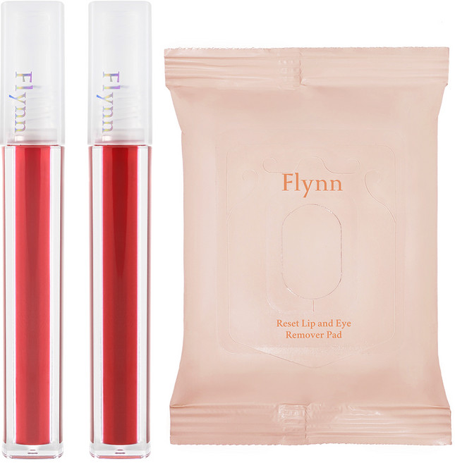 플린 스테이인 워터 틴트 402 굿럭 + 404 위시 + 립앤아이 리무버 패드 세트, 3종, 1개