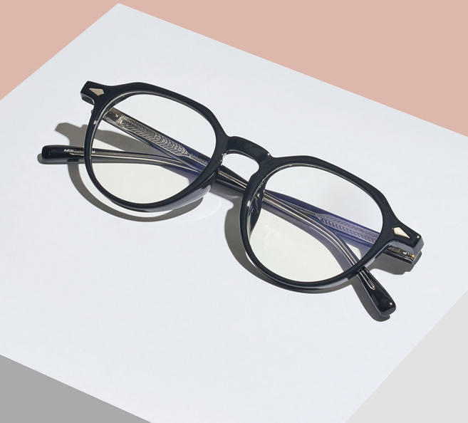 멜라크메 데일리 라운드 다각 뿔테 9015