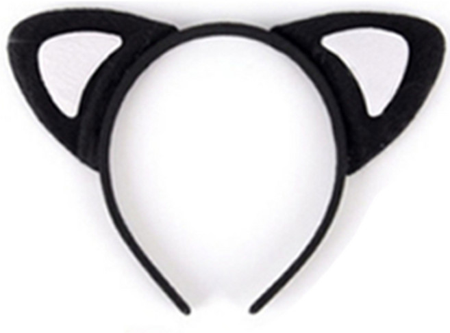 미미파티 고양이 파티 코스프레 머리띠, 고양이 화이트, 1개