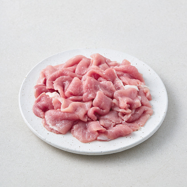 몬트락 무항생제 인증 제주 돼지 뒷다리살 불고기용 (냉장), 1개, 500g