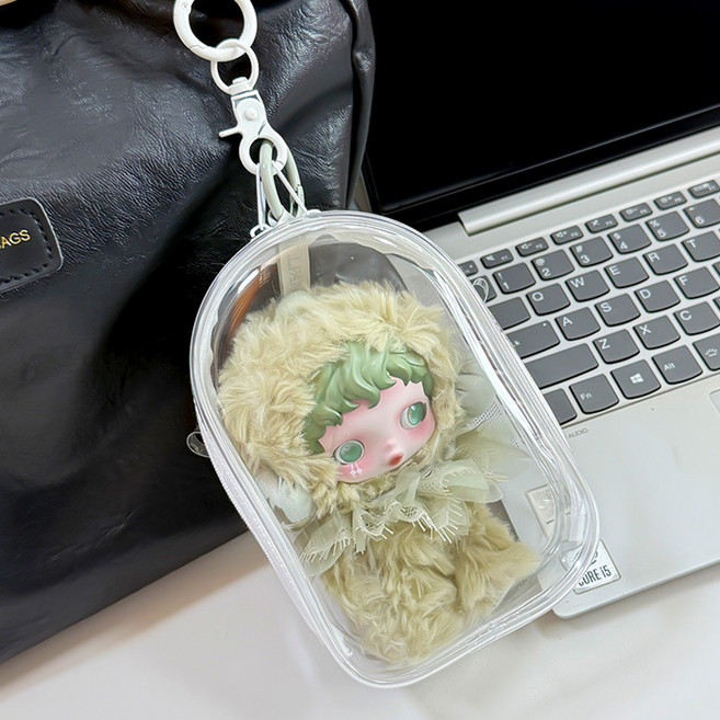 칠시 스컬판다 크라이베이비 pvc 케이스, 투명, 1개