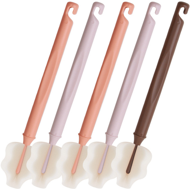 하이비 몽글이 롱 와이드 젖병솔, 따뜻한햇살, 5개