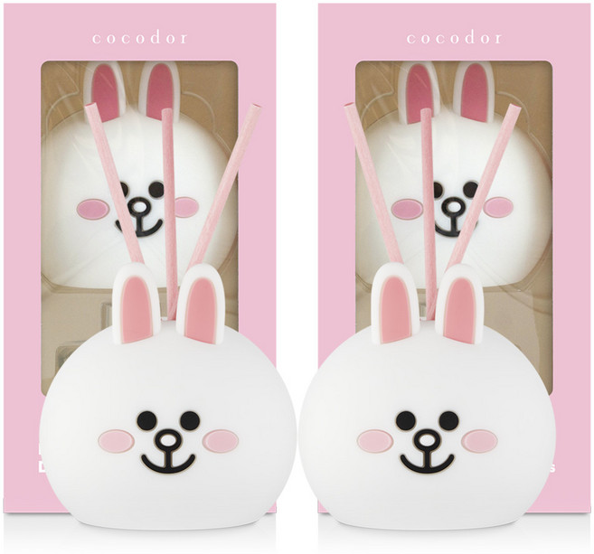 코코도르 라인프렌즈 페이스 디퓨저, 코니(플라워마켓), 50ml, 2개