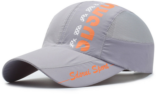 엔젤야옹 레포츠 쿨링샷 모자, 라이트그레이