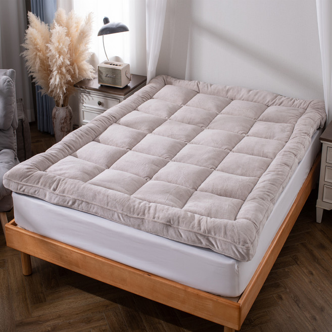 블레딕홈 히트 온감 매트리스 토퍼, 베이지