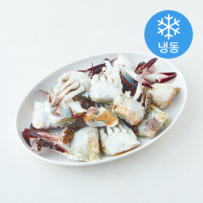 어부심 국내산 손질 꽃게 (냉동), 1개, 500g