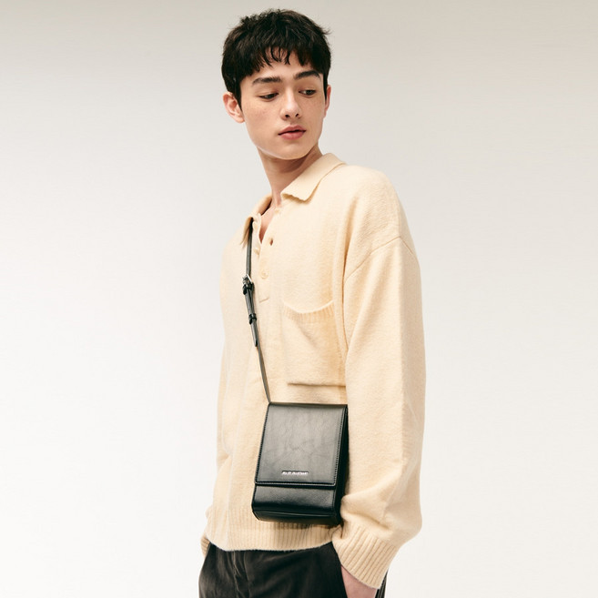 JillByJillstuart 男士 Youth 迷你斜揹包, 黑色
