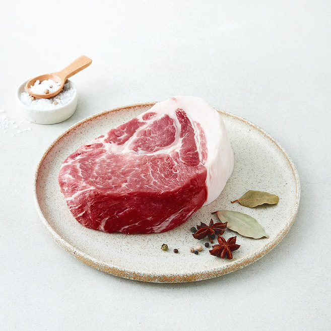보담 무항생제 인증 바로 신선 한돈 목심 수육용 (냉장), 1개, 600g