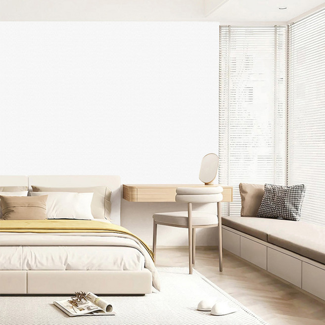 코스모스벽지 셀프 도배 모던 실크벽지 250, 화이트(25083-1)