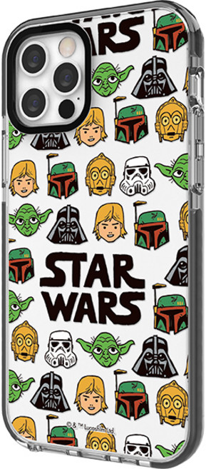 스타워즈 아이컬러즈 드로잉 투명 라인 휴대폰 케이스