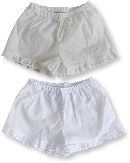 서울원아동복 여아용 눈송이 속바지 2종 세트