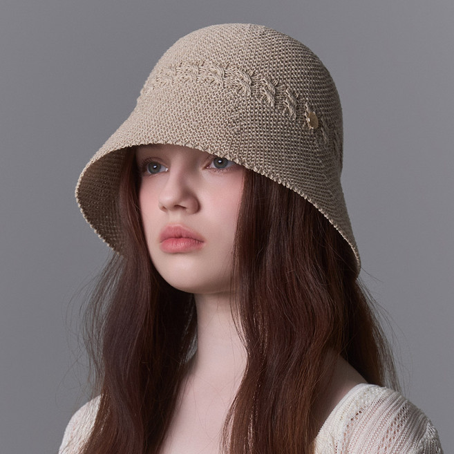 화이트샌즈 말카넷 써머 니트 버킷햇