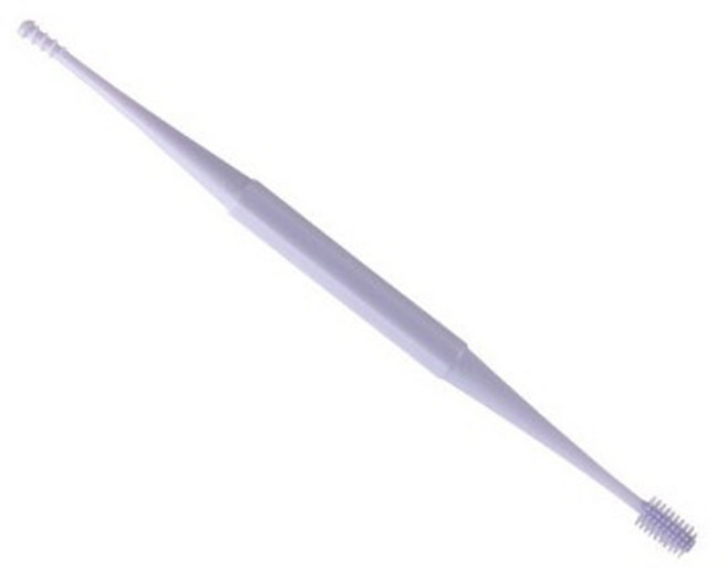 봄봄리빙 실리콘 듀얼팁 귀청소 귀이개 퍼플, 1개입, 1개