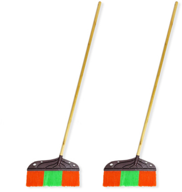 월드크린 마당비 특대, 2개, 랜덤 발송