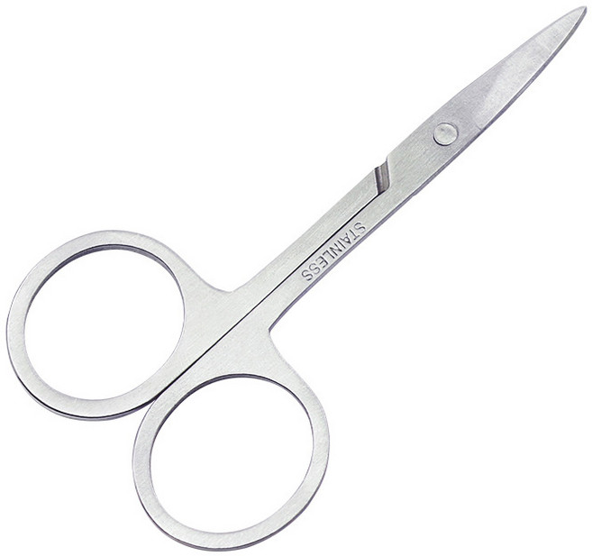 스테인리스 수염가위, 혼합색상, 1개