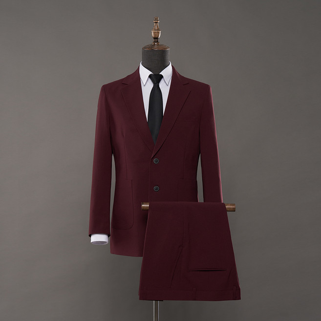 NSD 남성용 빅사이즈 아웃포켓 투버튼 정장자켓 바지 세트