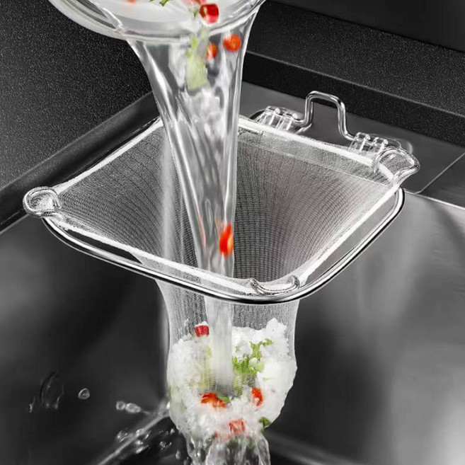 존글로벌 음식물 거름망 거치대 + 거름망, 1개, 100개입