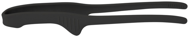 이지실리 실리콘 웨이브 스탠딩 집게, 블랙, 1개