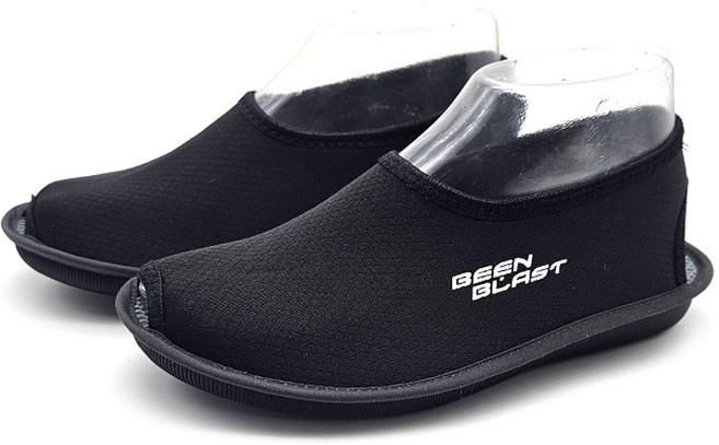 쿠션마루 에어메쉬 쿠션 실내화 밴드타입, 블랙, 1개