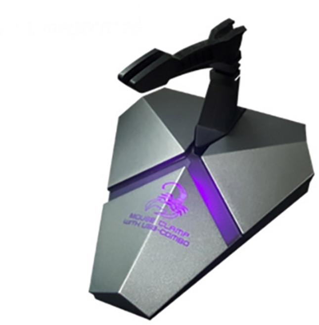 랜스타 LED 마우스 번지대 USB HUB TF 카드리더기 60113, LS-MBG, 1개