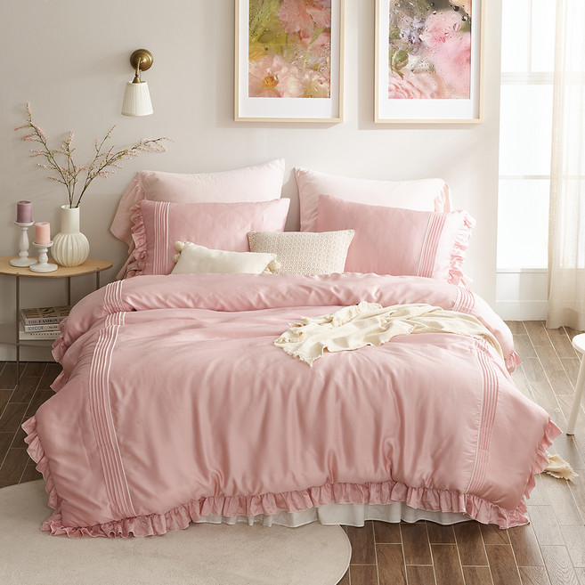 에어룸 무봉제 핀턱 텐셀모달 침구세트