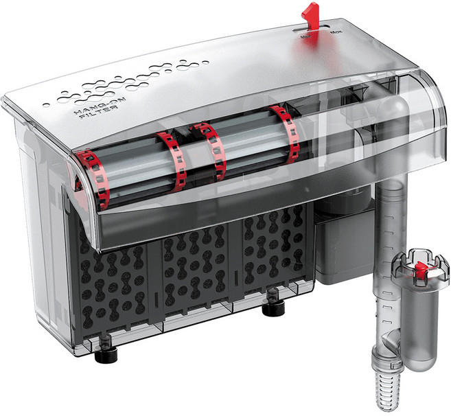 Crab aqua 小螃蟹 螺旋式除油墨雙滾輪外掛過濾器 800H/L CA-F-017-SK800, 1個, 10W