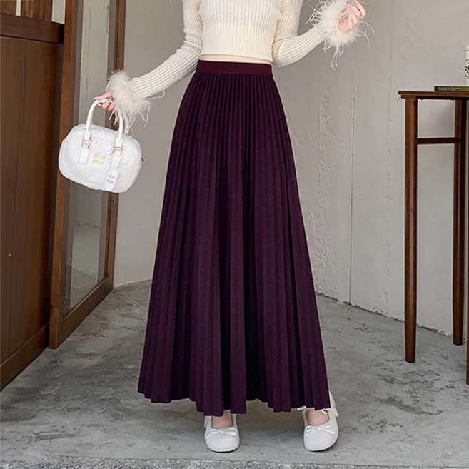 POPLARNC Doresia 女款百褶長裙 P25WSK092602