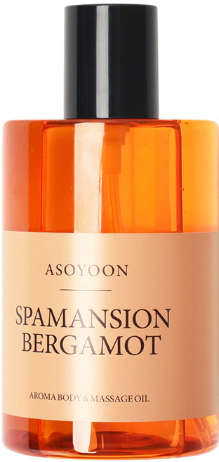 아소윤 스파맨션 아로마 바디 마사지 오일 버가못, 1개, 400ml