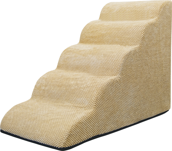 Allmio Pet 寵物雲朵布料階梯, 摩登米色, 1個