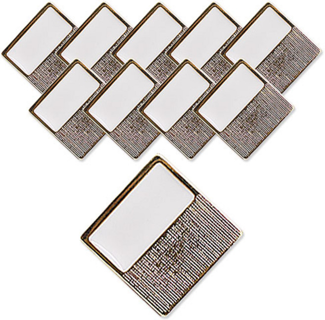 동대문단추왕 타미 단추 21mm, 화이트G, 10개