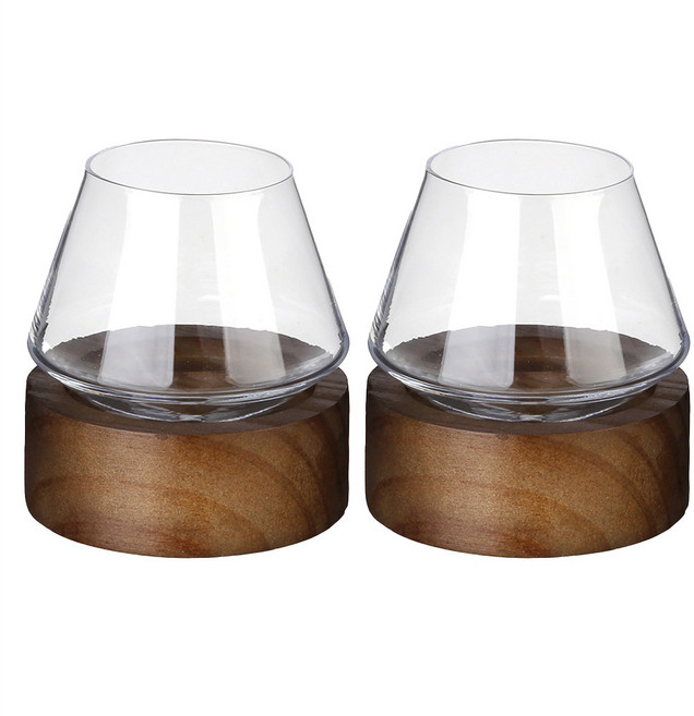 plala 搖搖圓形威士忌杯 240ml, 2個