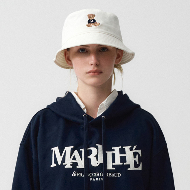 MaritheFrancoisGirbaud DOODLE BEAR BUCKET HAT