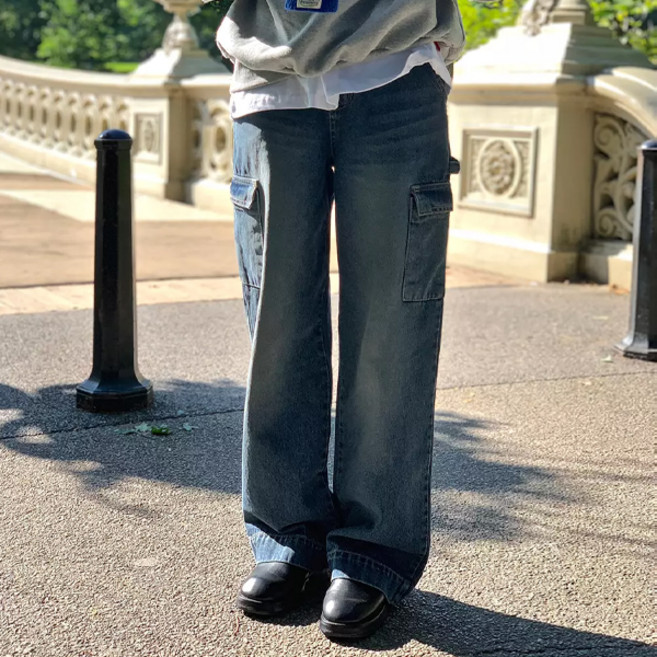 모코블링 여성용 Z카펜더 데님팬츠 586