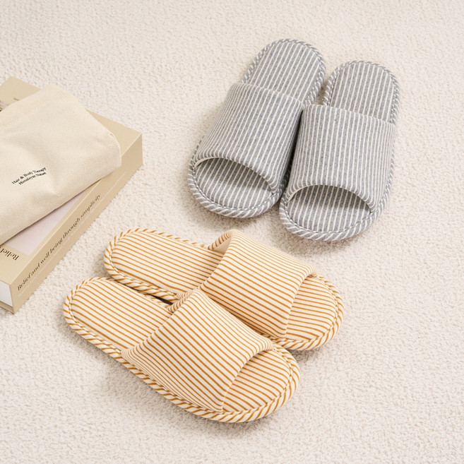 모던하우스 뉴 에브리데이 슬리퍼 2종 세트, 머스타드 + 그레이, 1개